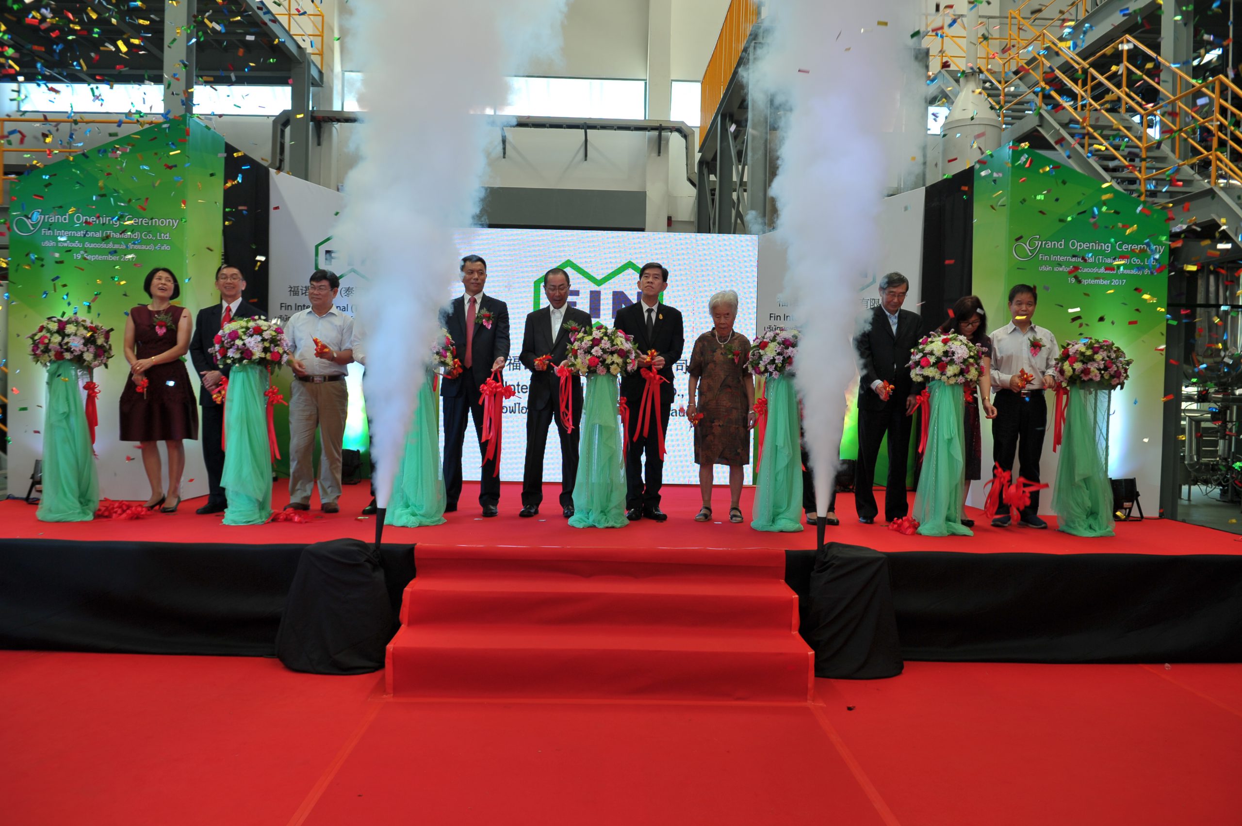 GRAND OPENING CEREMONY – FIN INTERNATIONAL (THAILAND) CO., LTD.