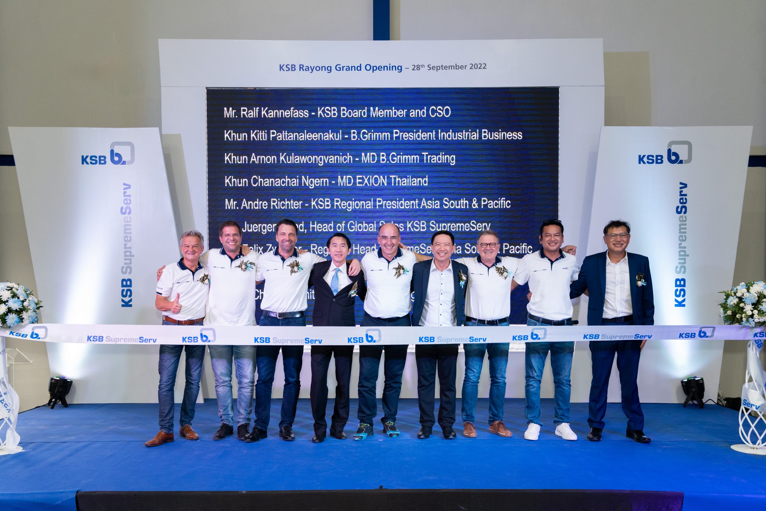 GRAND OPENING CEREMONY – KSB PUMPS CO., LTD.